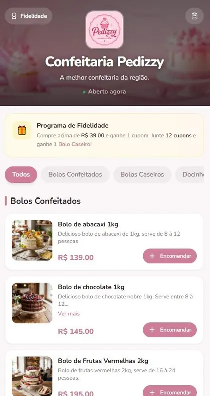 Modelo de cardápio 8
